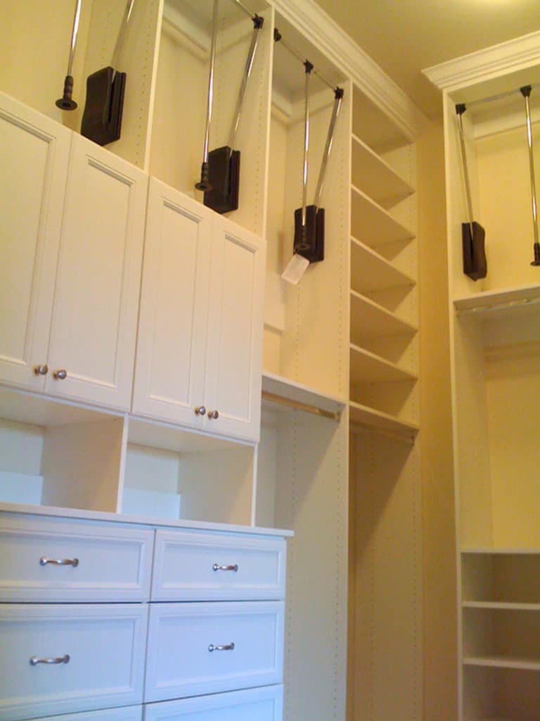 White Cabinets and Drawers